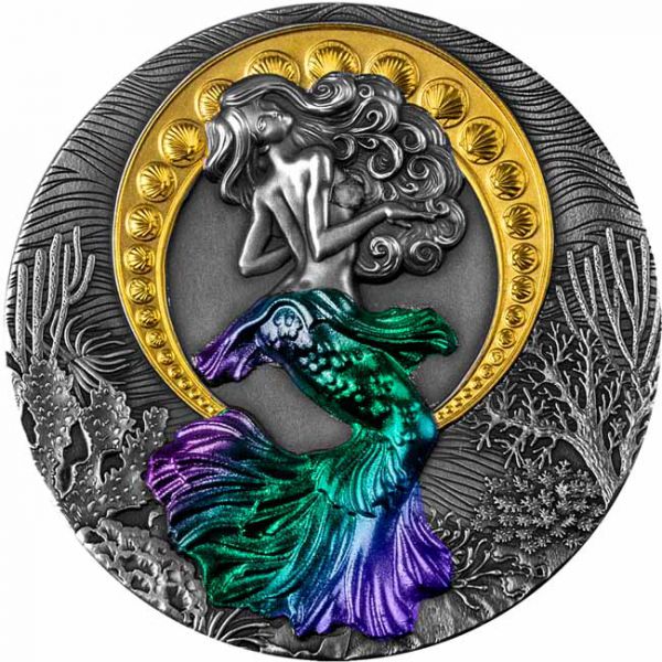 5 dolar Stříbrná mince Siréna 2 Oz