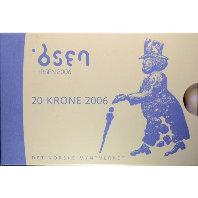 20 korun CuNi Henrik Ibsen 