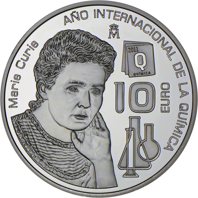 10 Euro Stříbrná mince Marie Curie PP