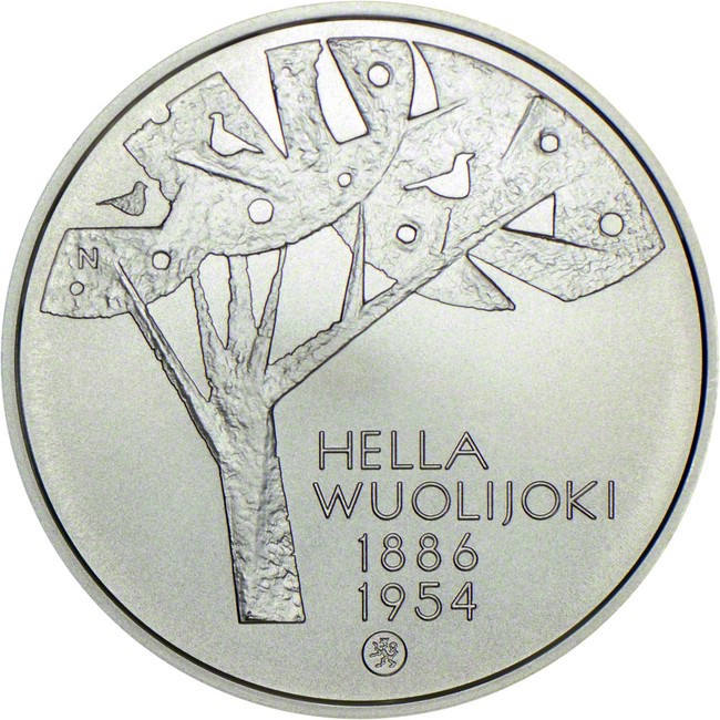 10 Euro Stříbrná mince Hella Wuolijoki