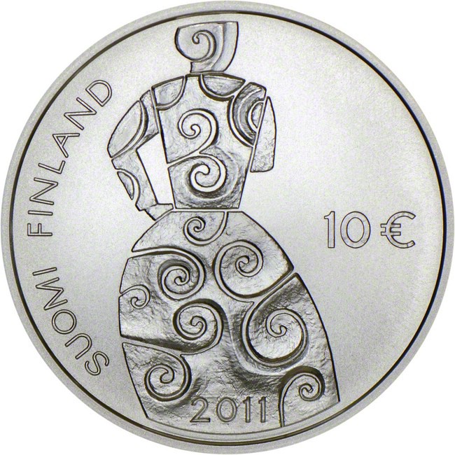 10 Euro Stříbrná mince Hella Wuolijoki