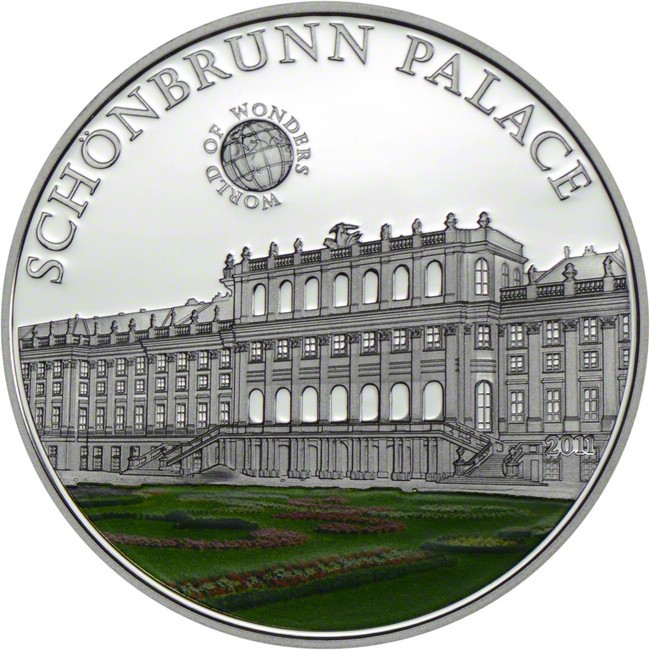 5 dolar Stříbrná mince Svět zázraků - Zámek Schönbrunn PP