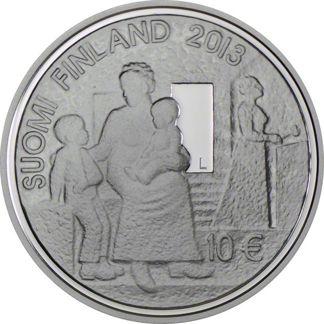 10 Euro Stříbrná mince Sophie Mannerheim PP