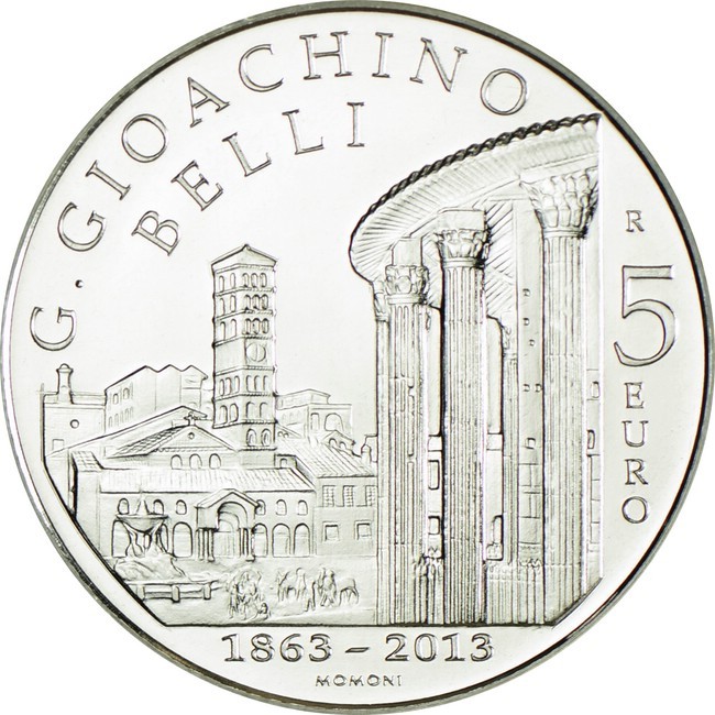 5 Euro Stříbrné Guiseppe Belli Giachino OSN