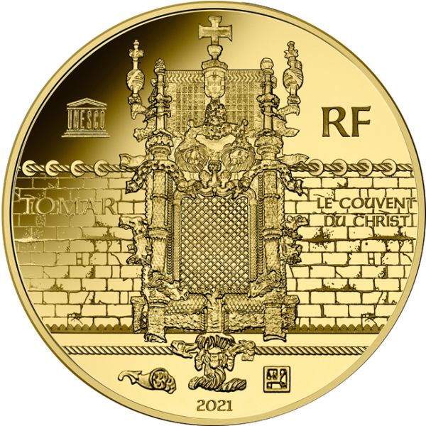 50 Euro Zlatá mince Magalhaes a Manuelský styl 1/4 Oz